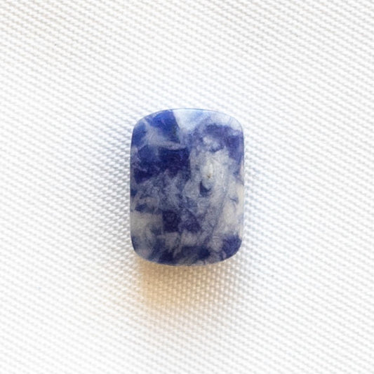 Charms Rectangle facetté - Sodalite - Petite