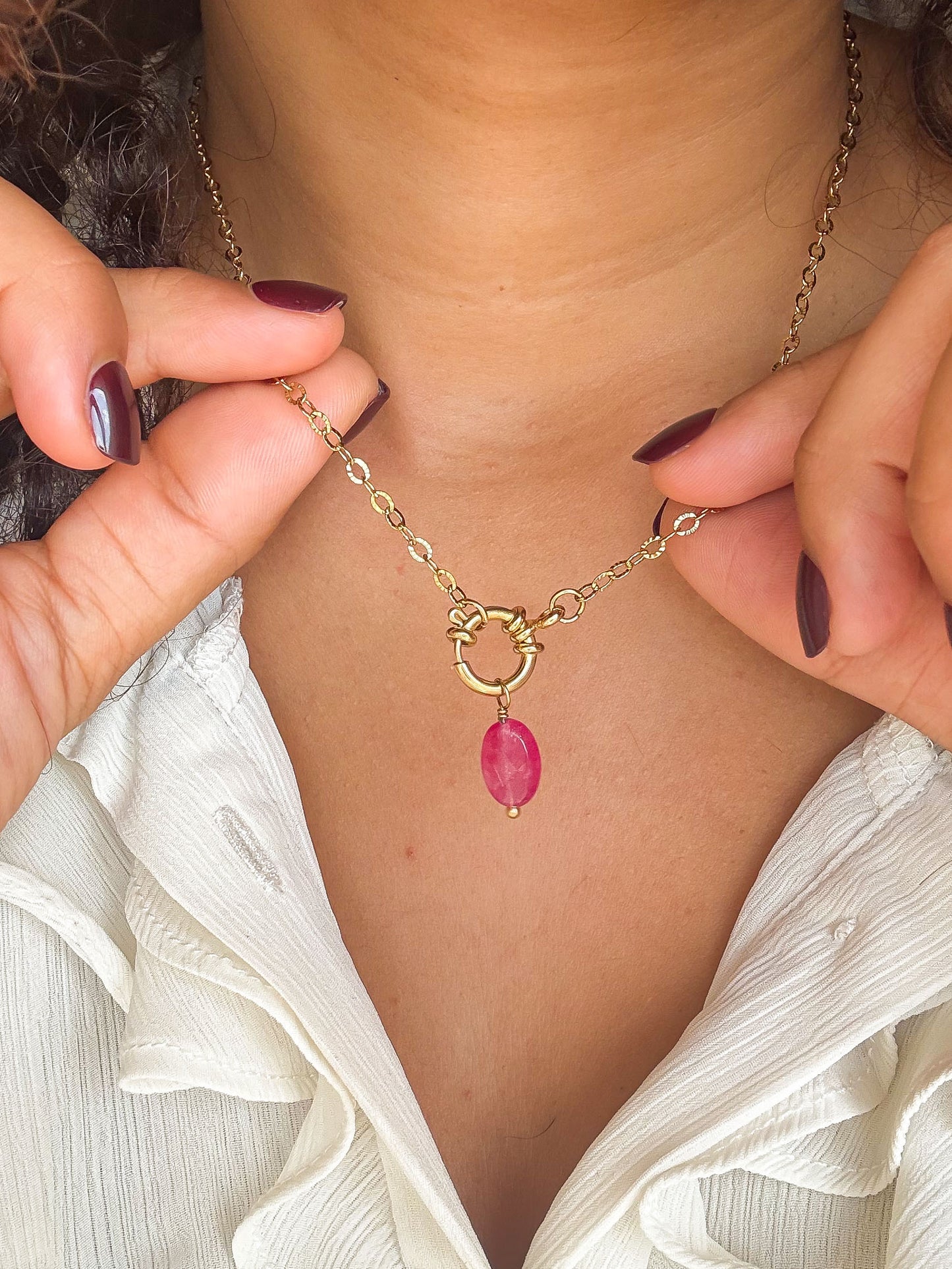 Collier personnalisable Rosana - Multi-pierres