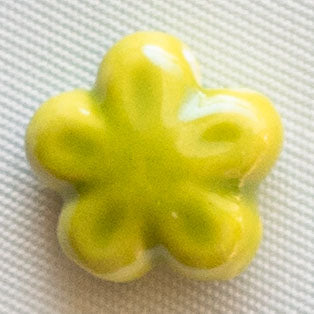 Charms Fleur vert pomme