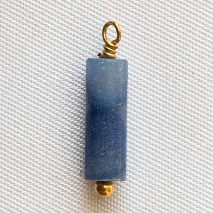 Charms Cylindre - Lépidolite bleue