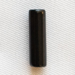 Charms Cylindre - Agate noire