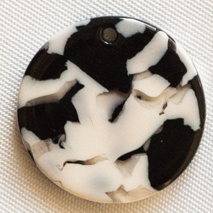 Charms Cercle noir et blanc