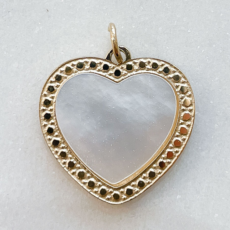 Charms Coeur Nacre