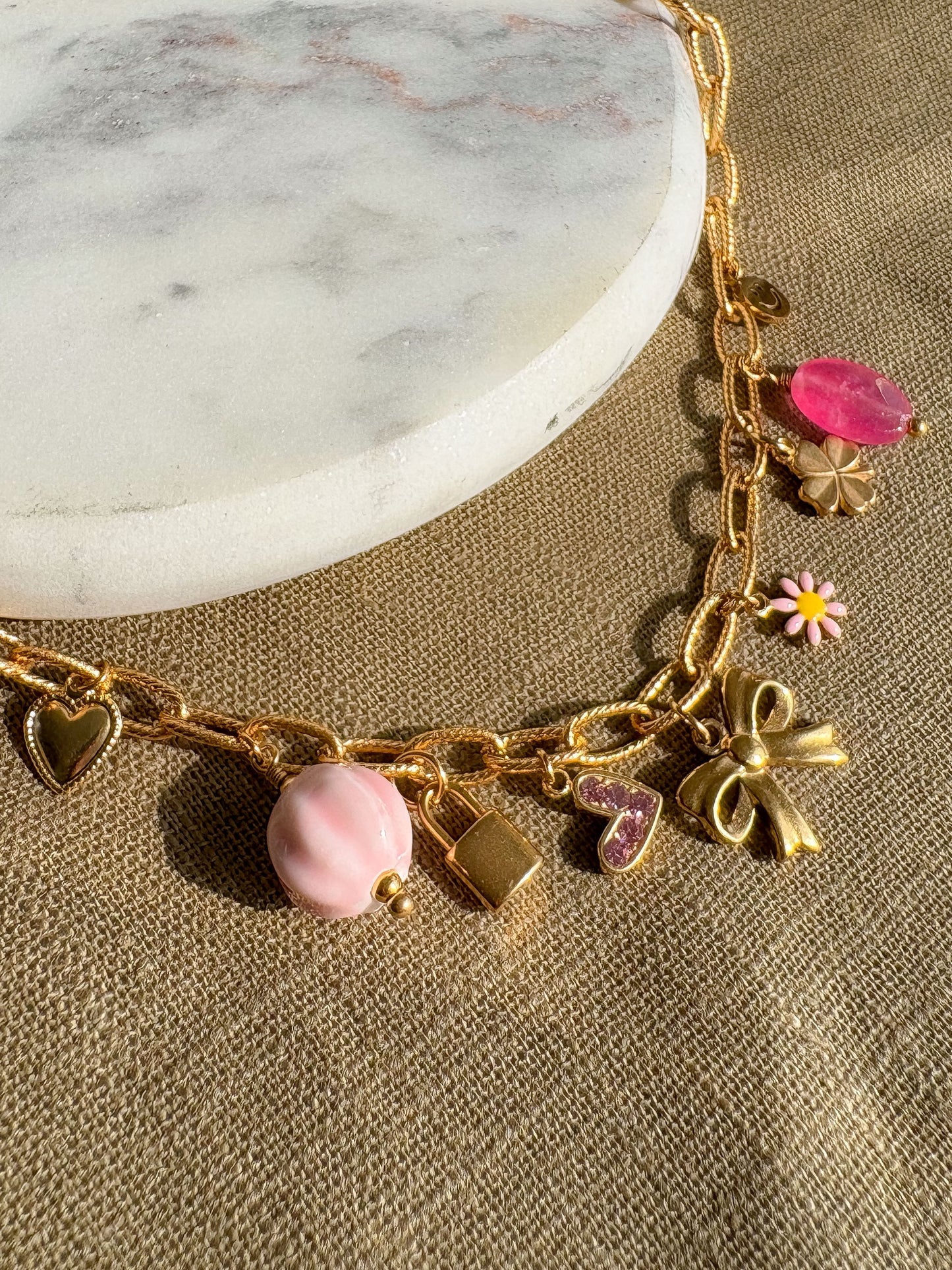 Collier Rosalie - Multi-pierres