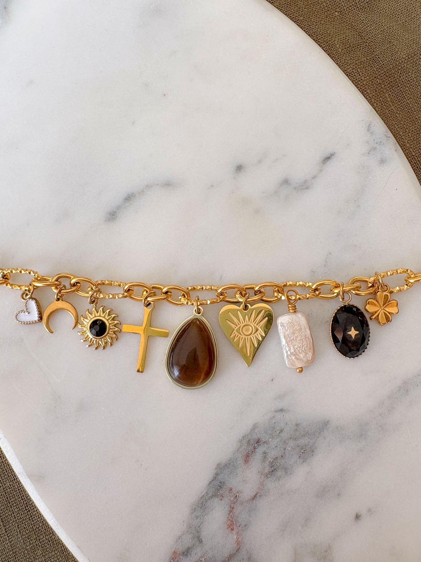 Collier Hanna - Multi-pierres
