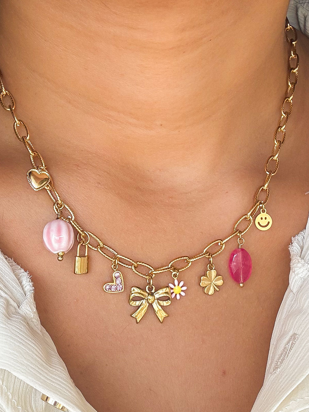Collier Rosalie - Multi-pierres