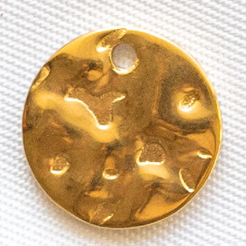 Charms Médaille martelée