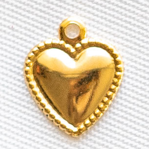 Charms Coeur cerclage billes