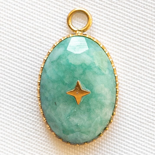 Charms Ovale Amazonite