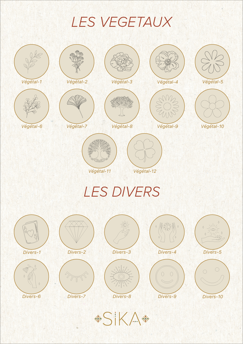 Médaille à graver - Elizabeth - Plaqué or - 10 mm