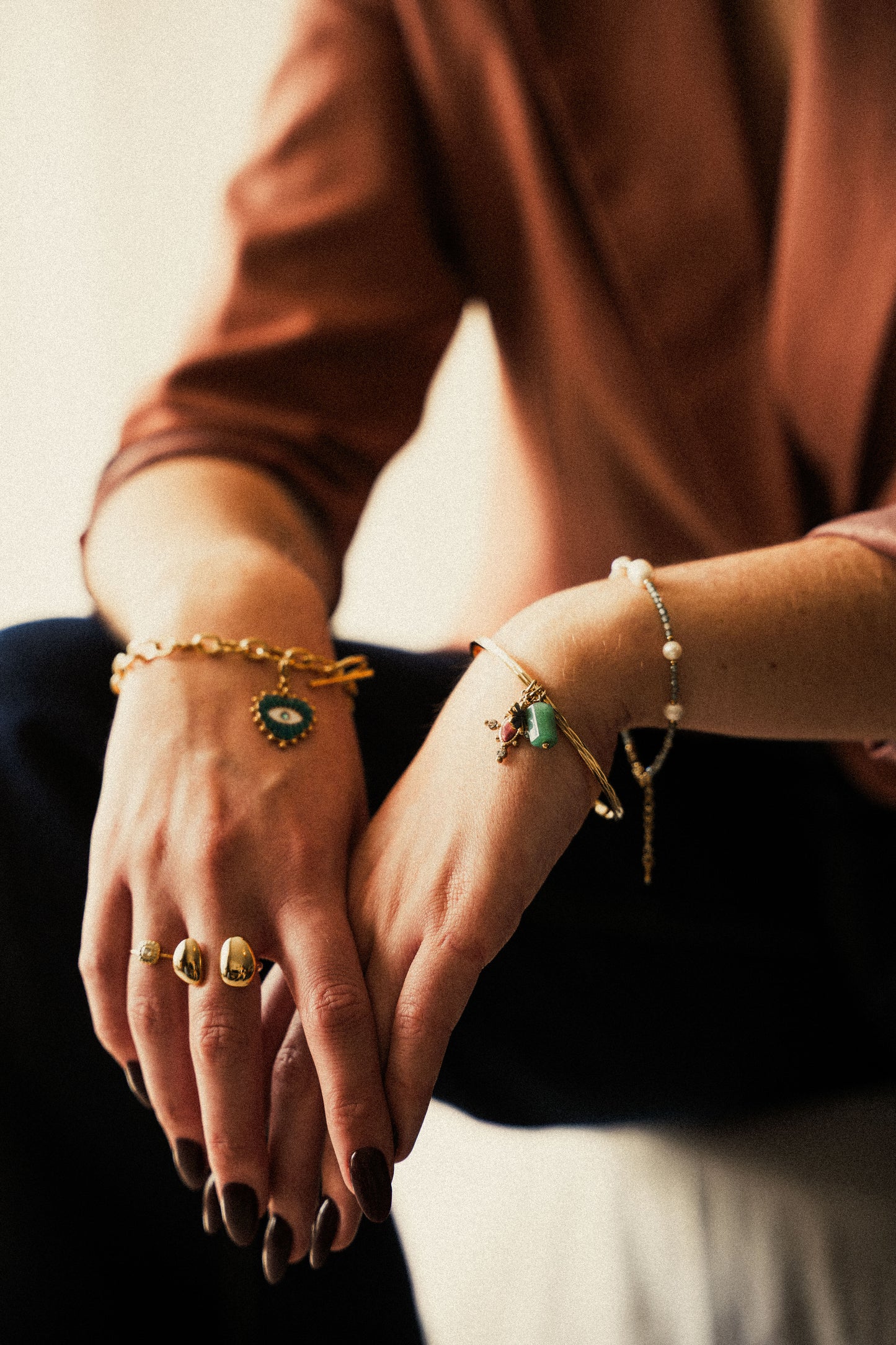 Bracelet Cassian - Zircon vert