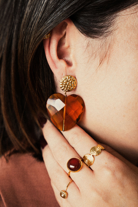 Boucles Brune - Caramel