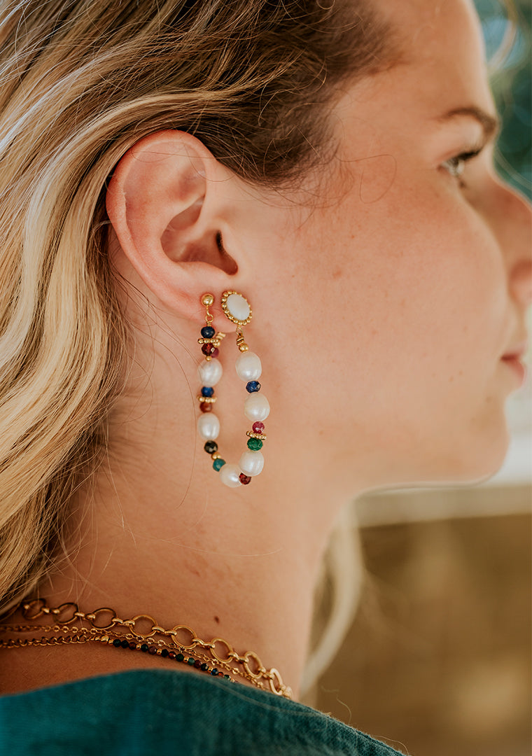 Boucles Pablo - Multi-pierres