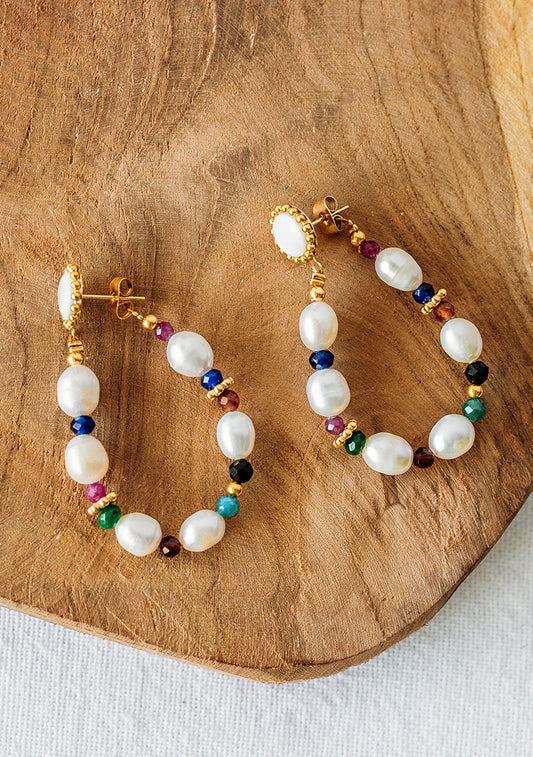 Boucles Pablo - Multi-pierres