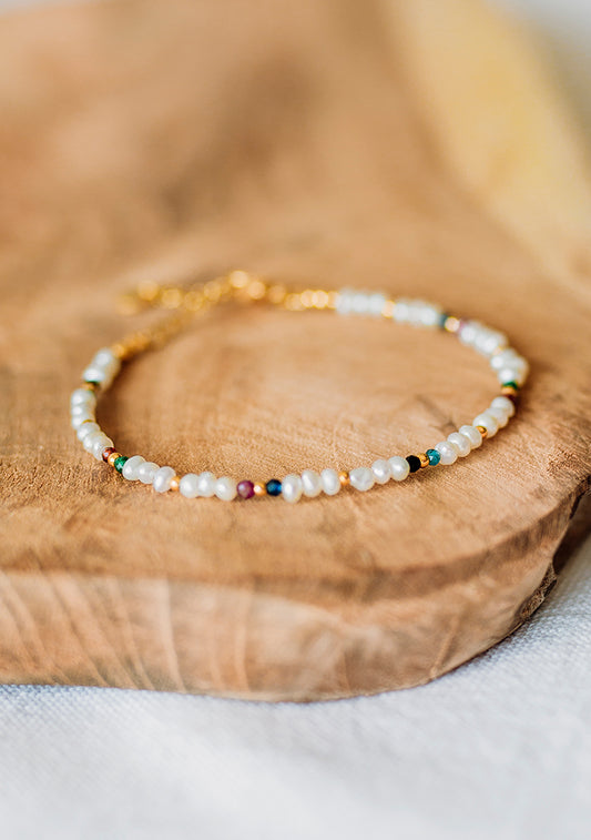 Bracelet Leïla - Multi-pierres