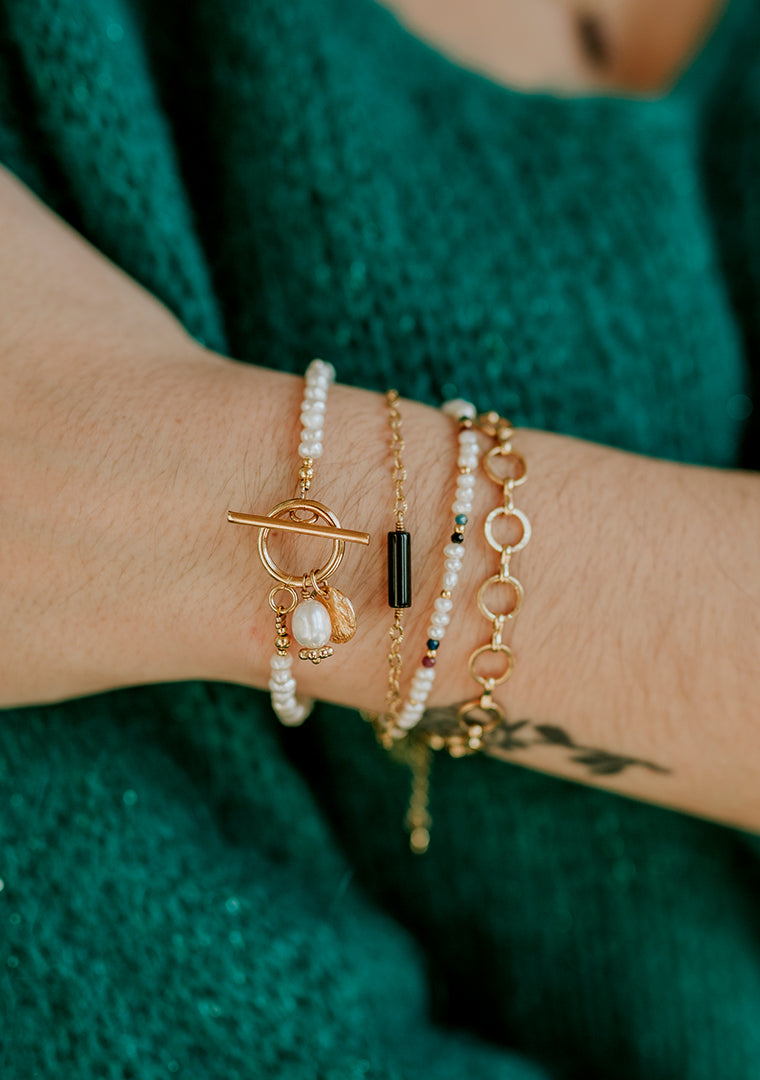 Bracelet Leïla - Multi-pierres