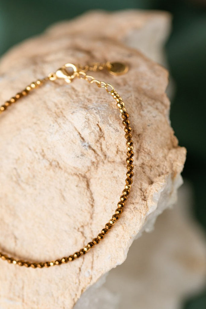 Bracelet Alya - Hématites bronze