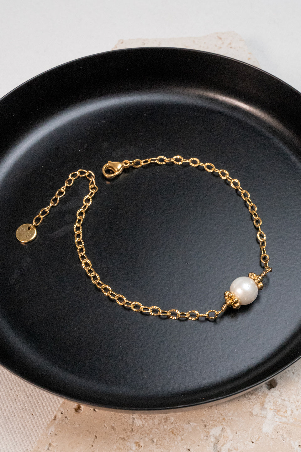 Bracelet Osiris - Perle d’eau douce blanche