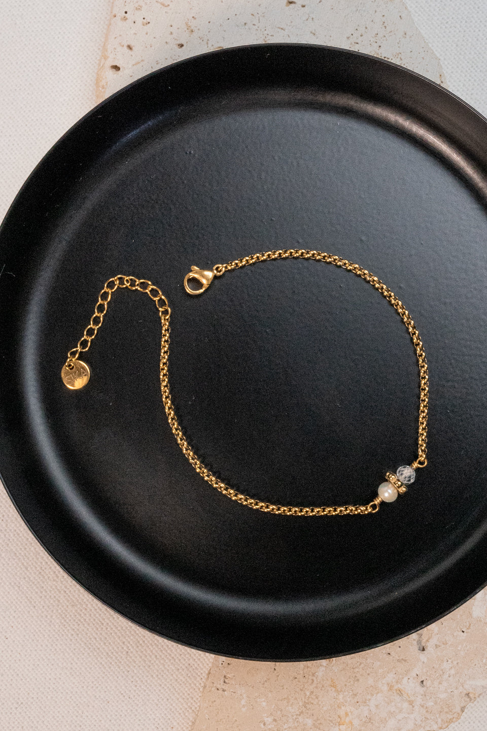 Bracelet Tisha - Zircon & Perle d’eau douce