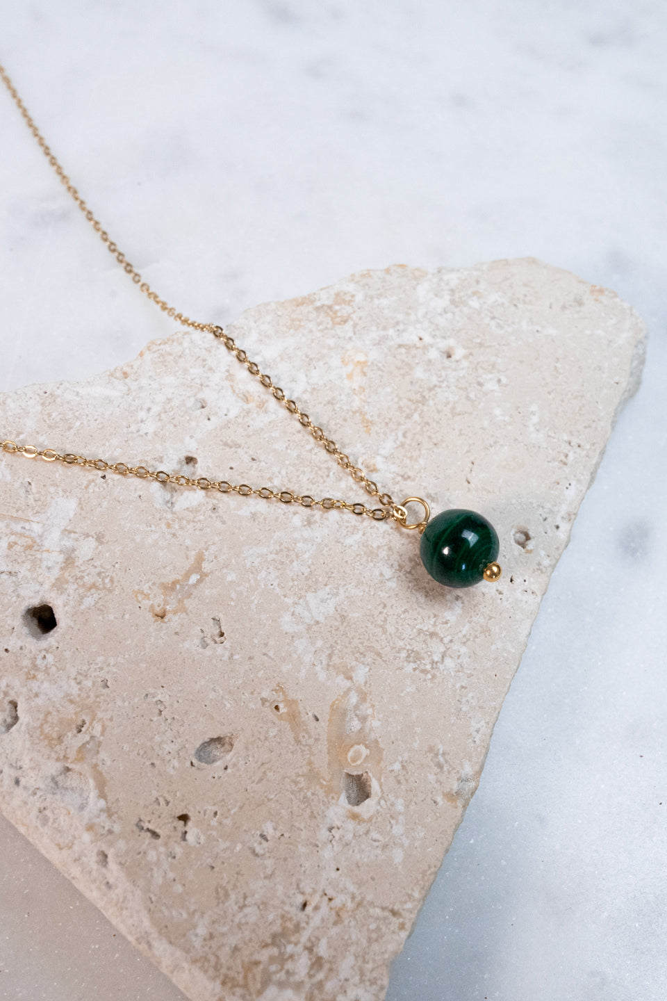 Collier Tina - Malachite