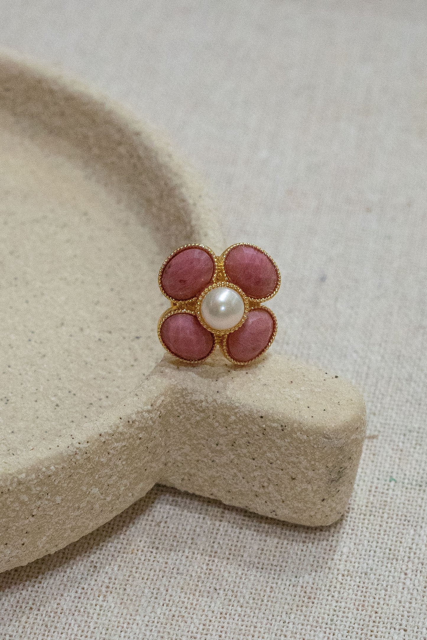 Pins broche Florie - Rhodonite